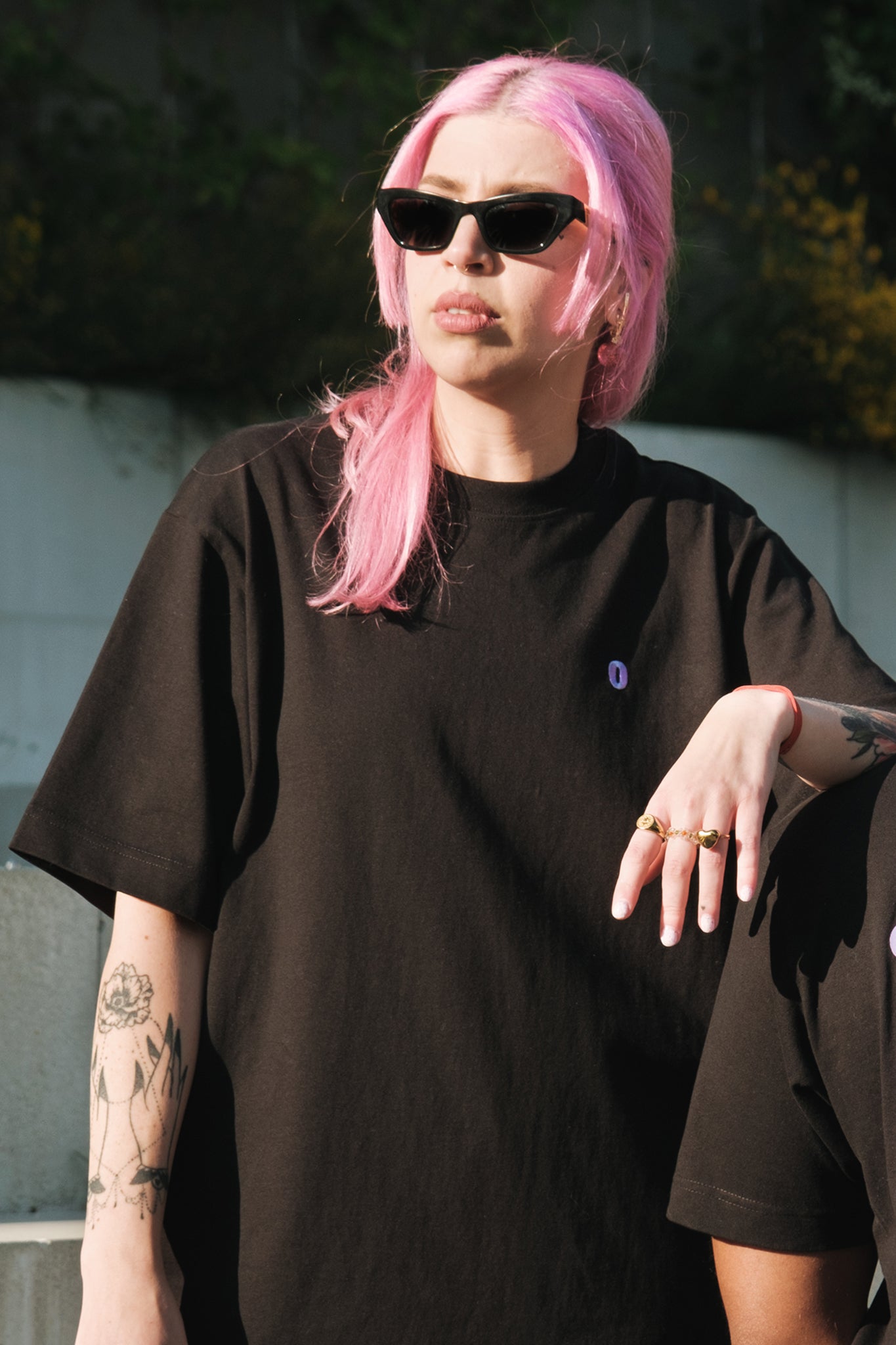 Fuzzy Lilac Tee