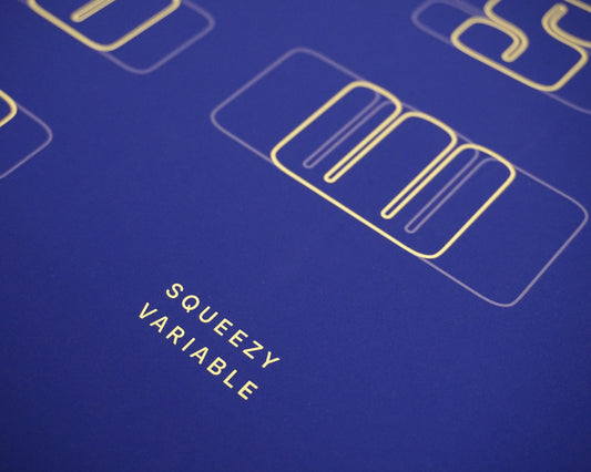 Squeezy "Alphabet Outlines" Print