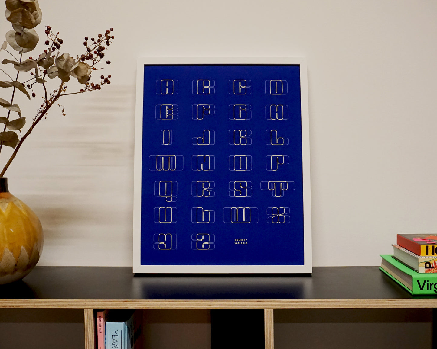 Squeezy "Alphabet Outlines" Print