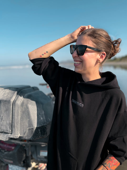 Black on Black Hoodie