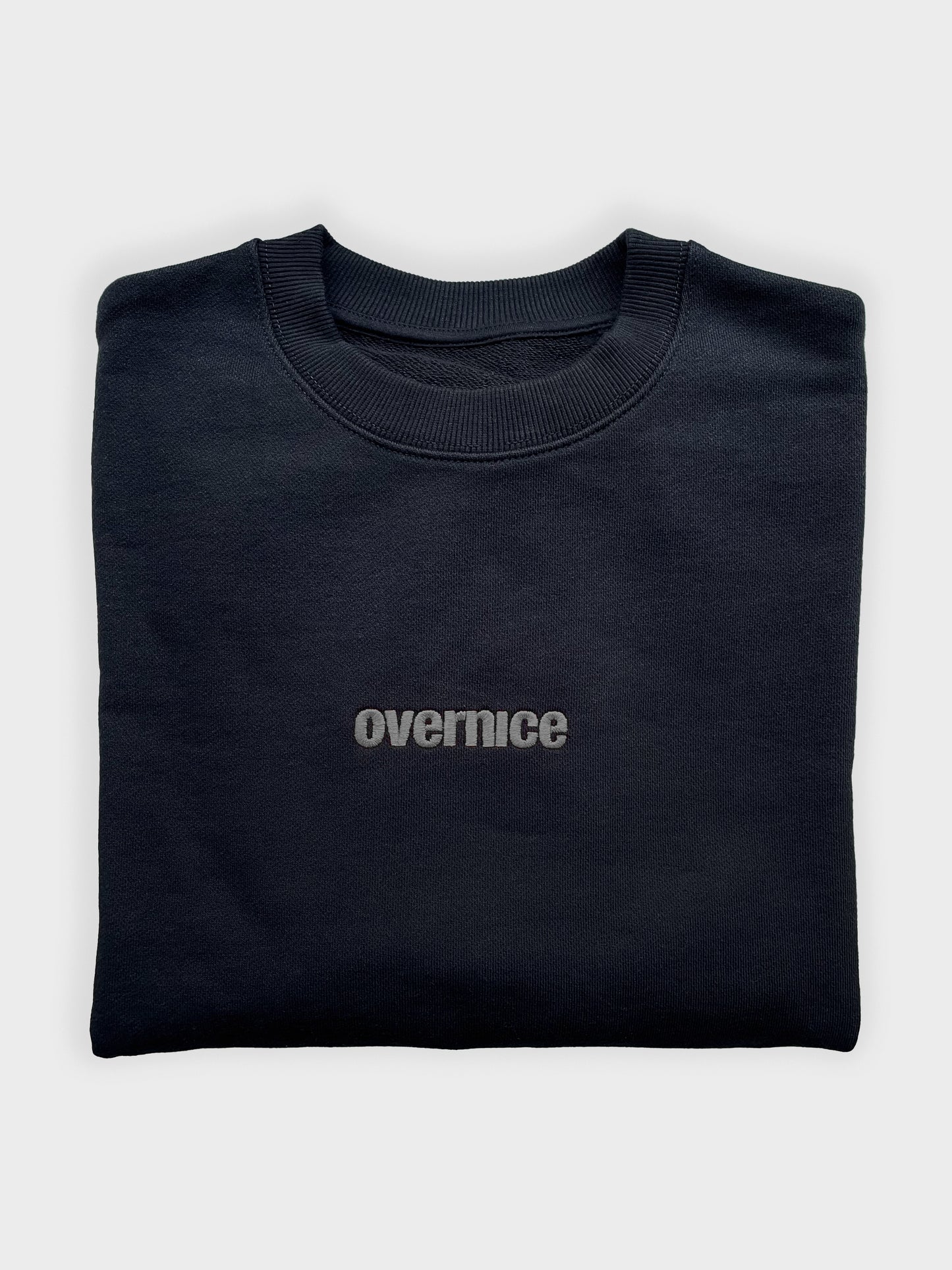 Black on Black Crewneck