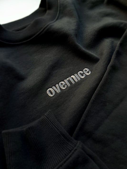 Black on Black Crewneck