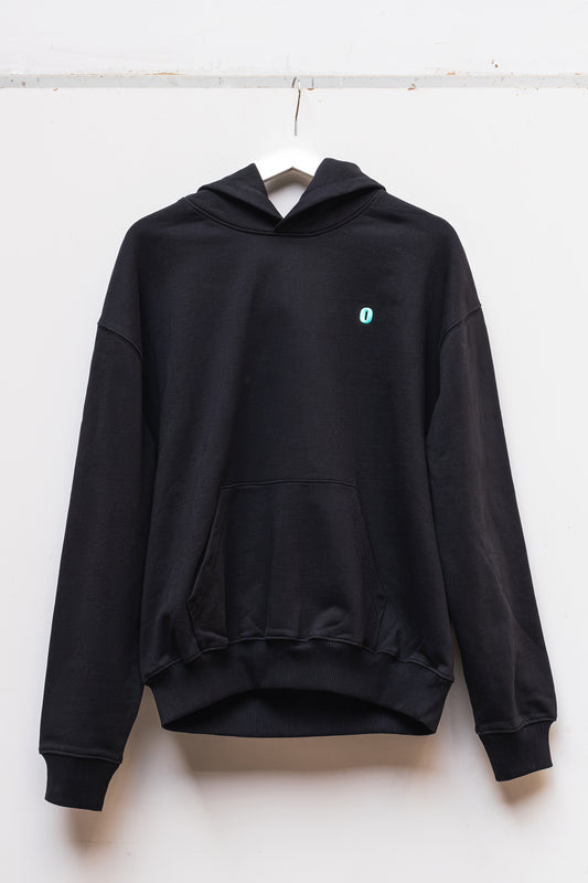 Fuzzy Aqua Hoodie